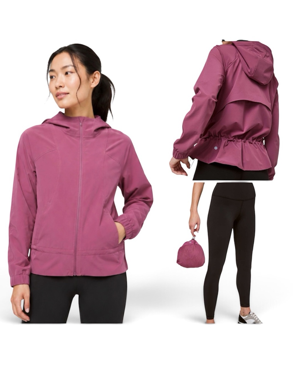 Lululemon Pack It Up Rain Jacket *Plumful Size 2